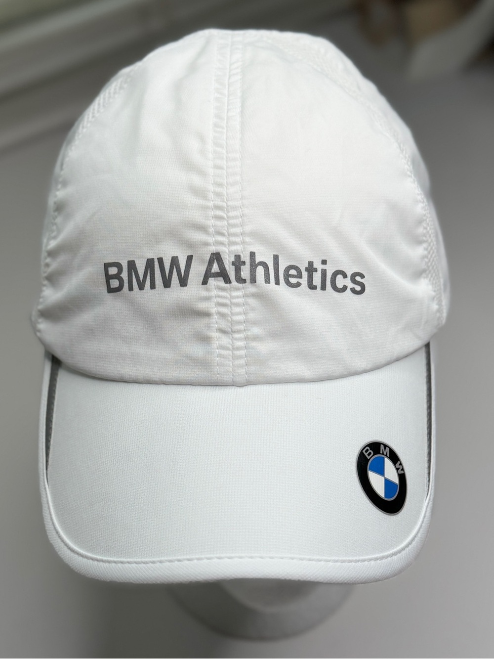 Puma x BMW Athletics Sportlifestyle White Running Cap Hat USF Dry Adjustable